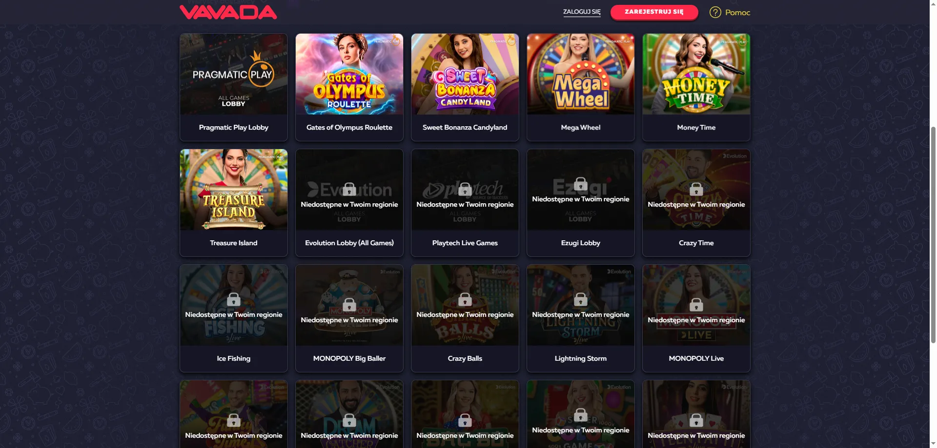 Vavada Casino turnieje live z pulą nagród dla graczy